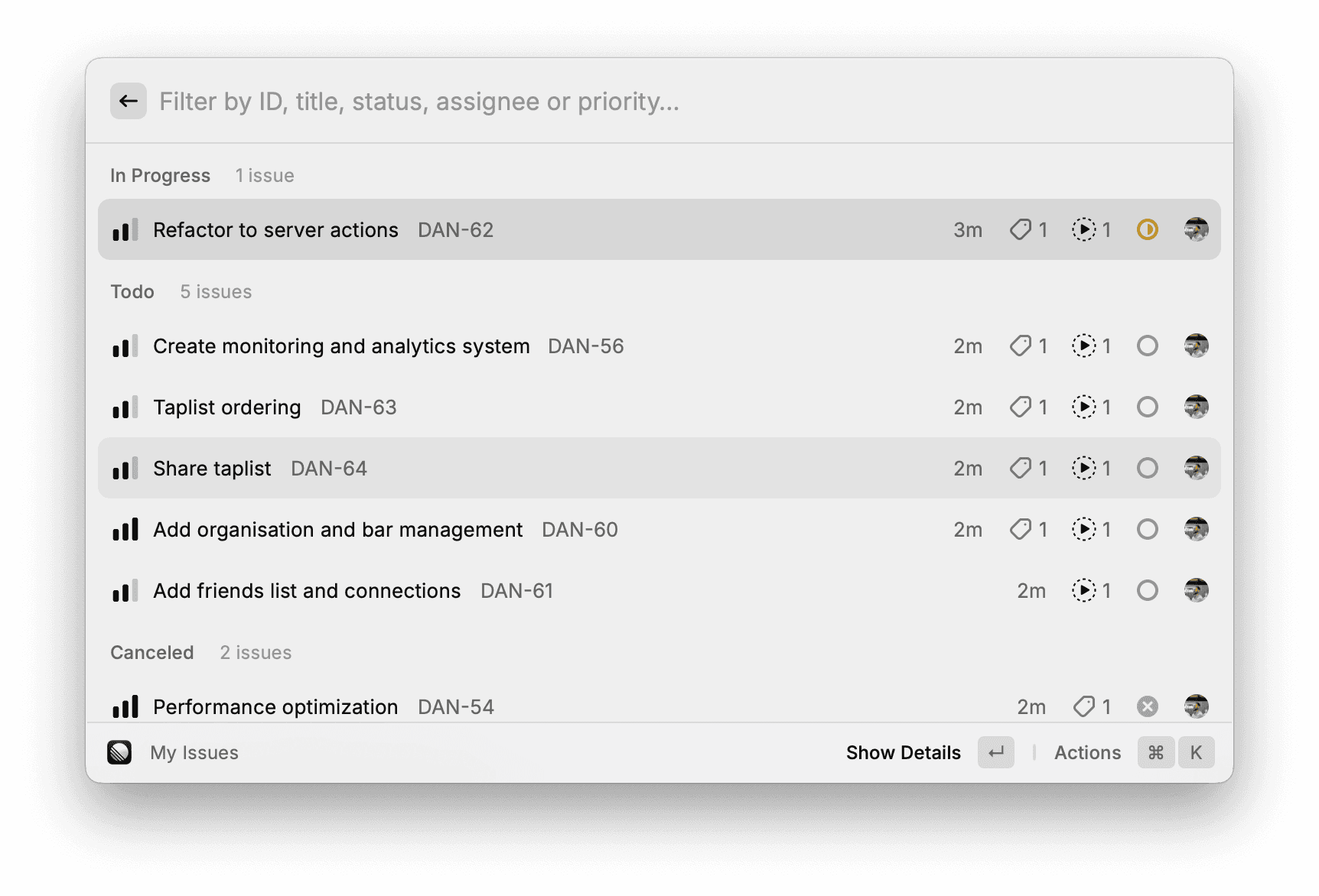 Raycast Linear integration